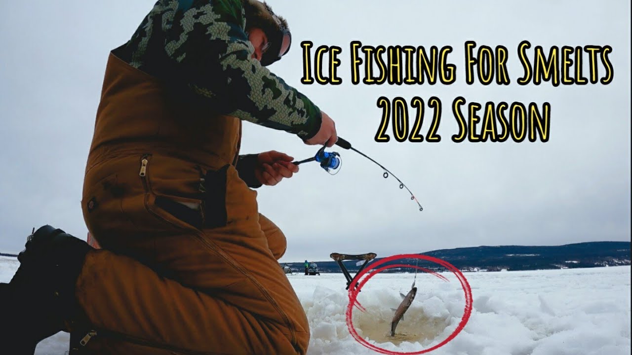 Ice Fishing For Smelt 2022 Season YouTube