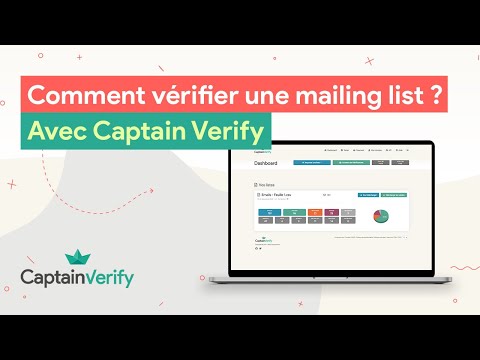 Comment vérifier une mailing list avec Captain Verify ? - video from CaptainVerify