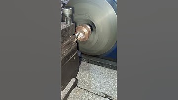 lathe machine Bush cutting process#automobile #cncsoftware ⚒️😎