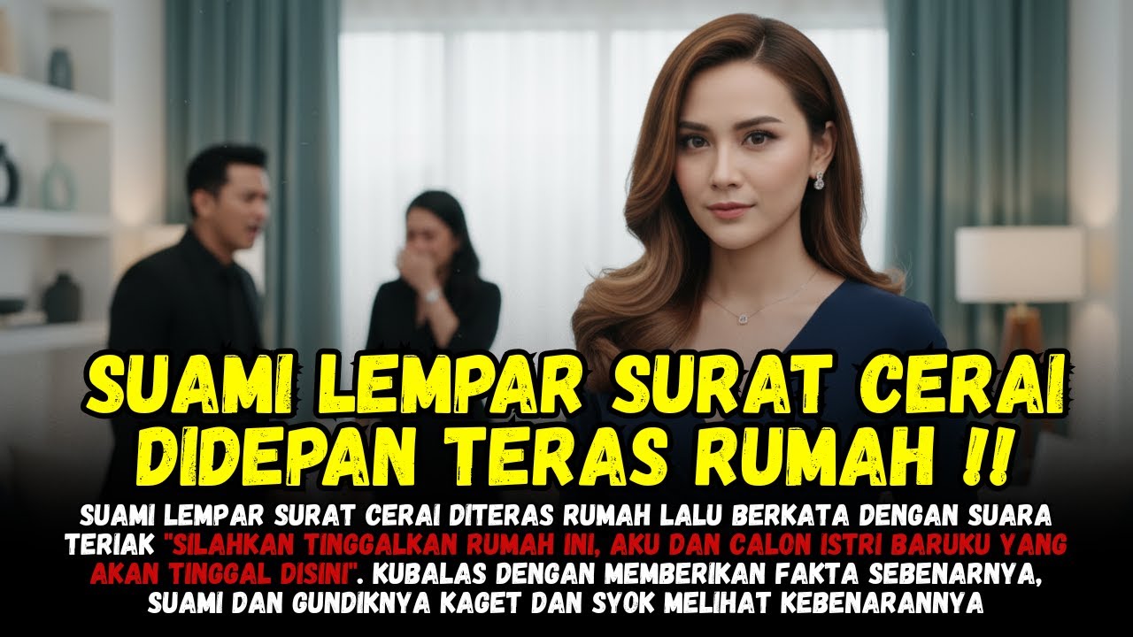 SUAMI LEMPAR SURAT CERAI DITERAS RUMAH DAN USIR AKU DEMI PELAKOR - KUBUAT DIA PINGSAN SAAT TAU INI..