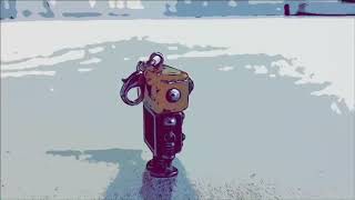 【アクセサリー】ロボットチャームが歩く動画