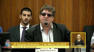 08ª Sessão Ordinária 2018