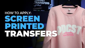 How To Apply Screen Printed Heat Transfers