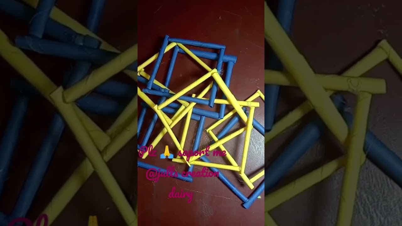 very interesting paper flower stand।। make aut a very beautiful vase।।