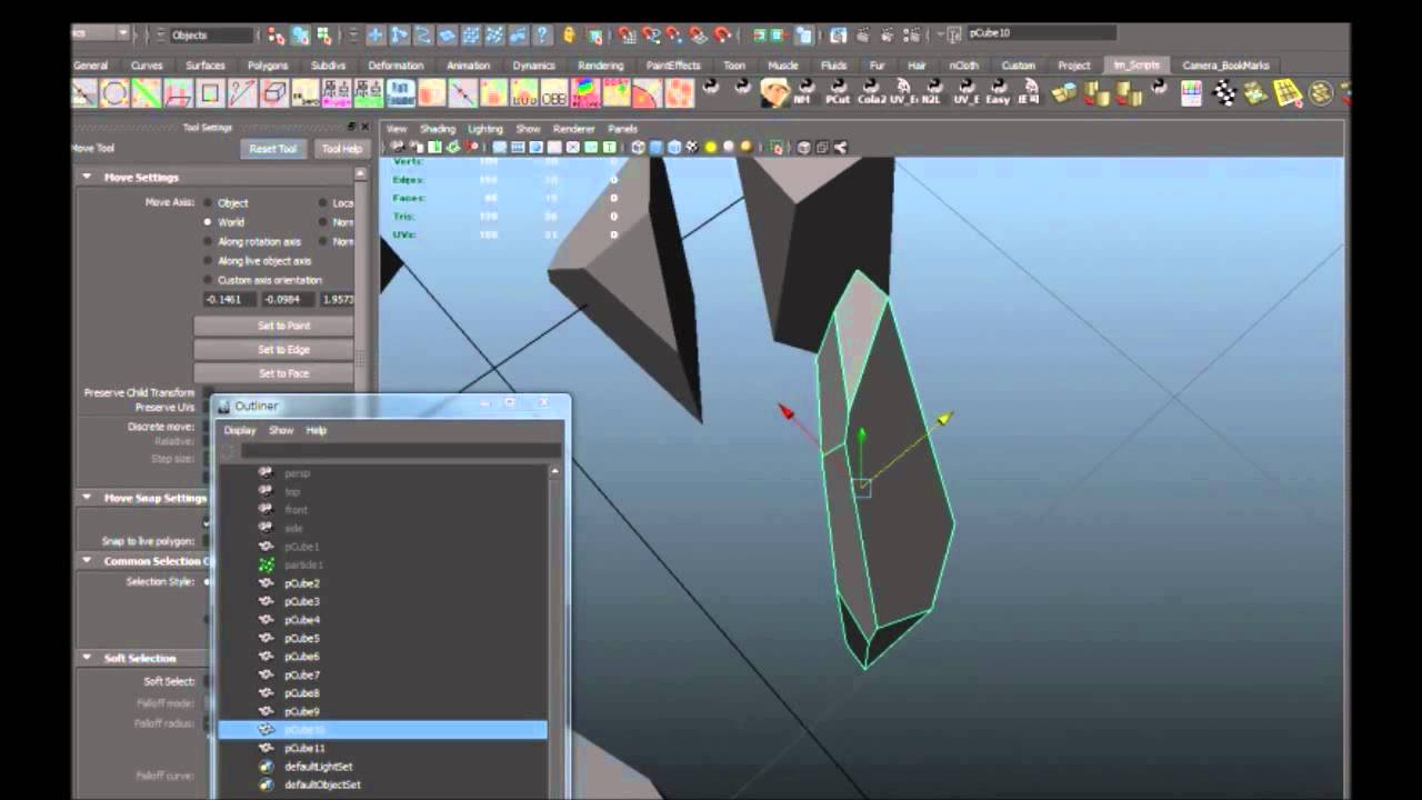 Maya Python Script : Make Stones - YouTube