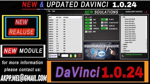 DaVinci 1.0.24 Edc17cp20