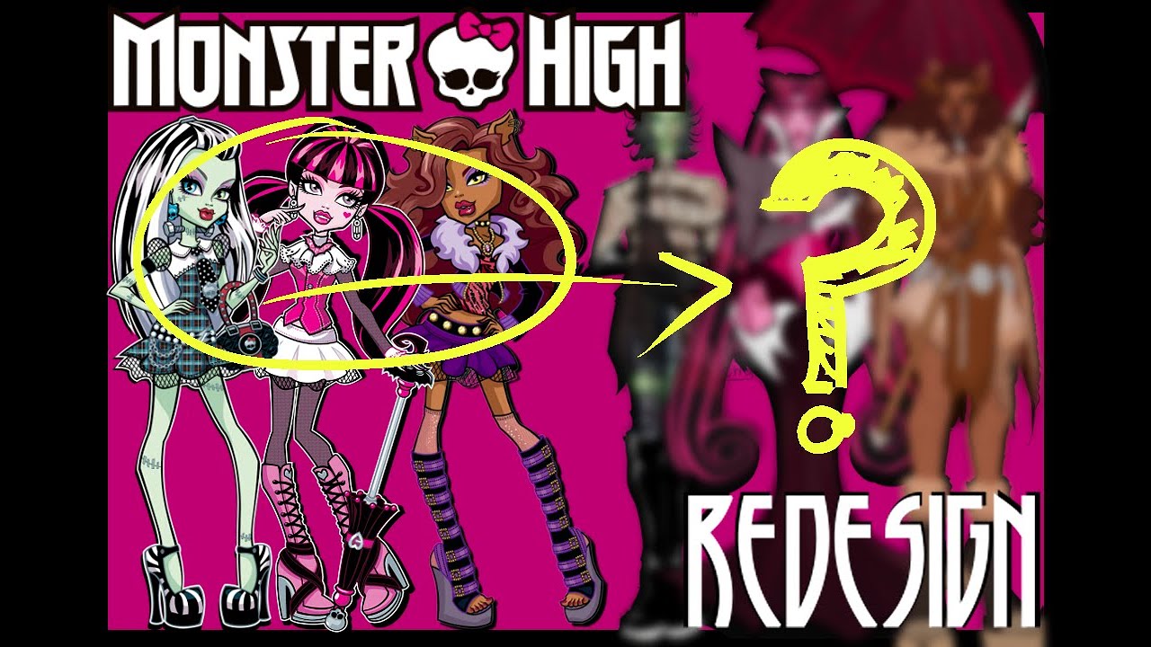 WHAT IF MONSTER HIGH NEVER HAPPENED? || Character Redesigns!