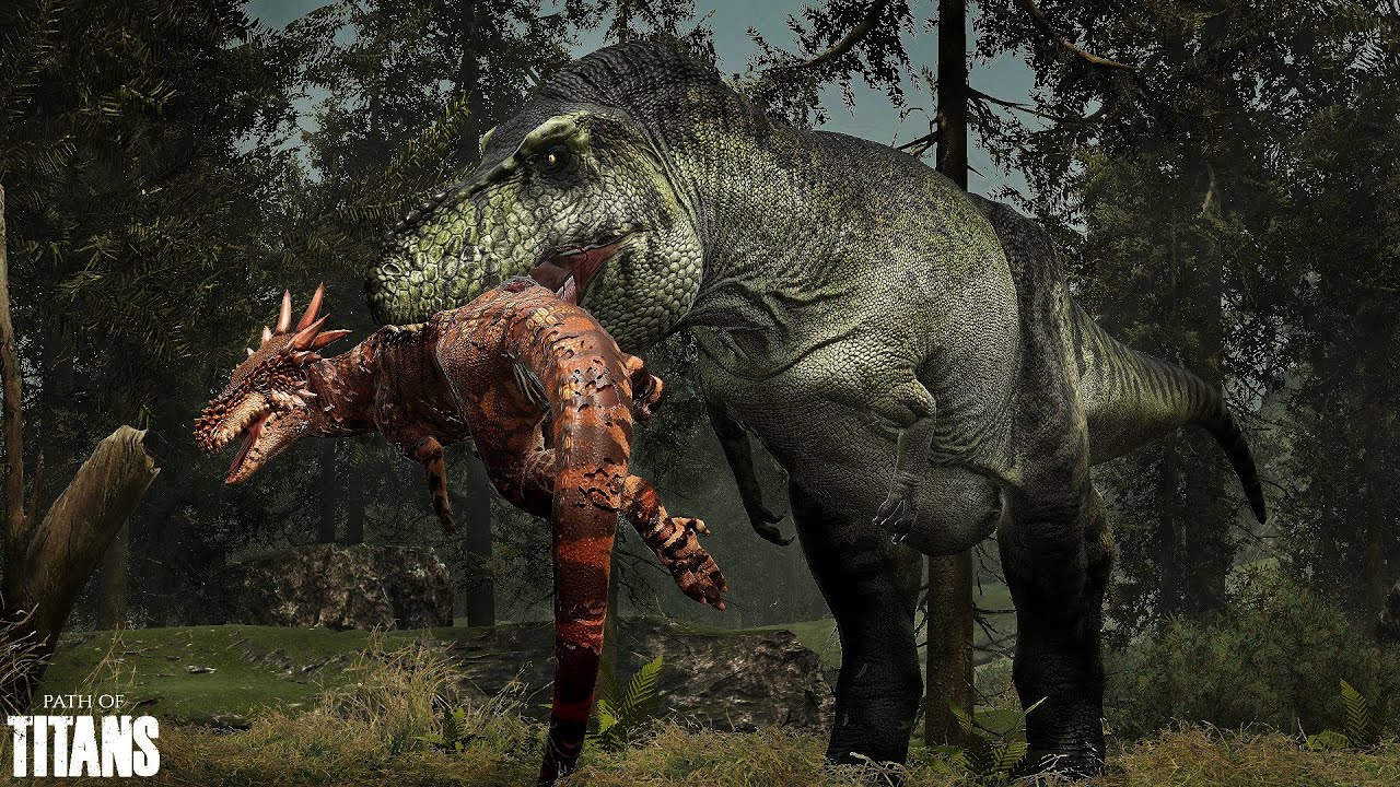 Clamp Rex official hunting compilation and Build - Path of titans