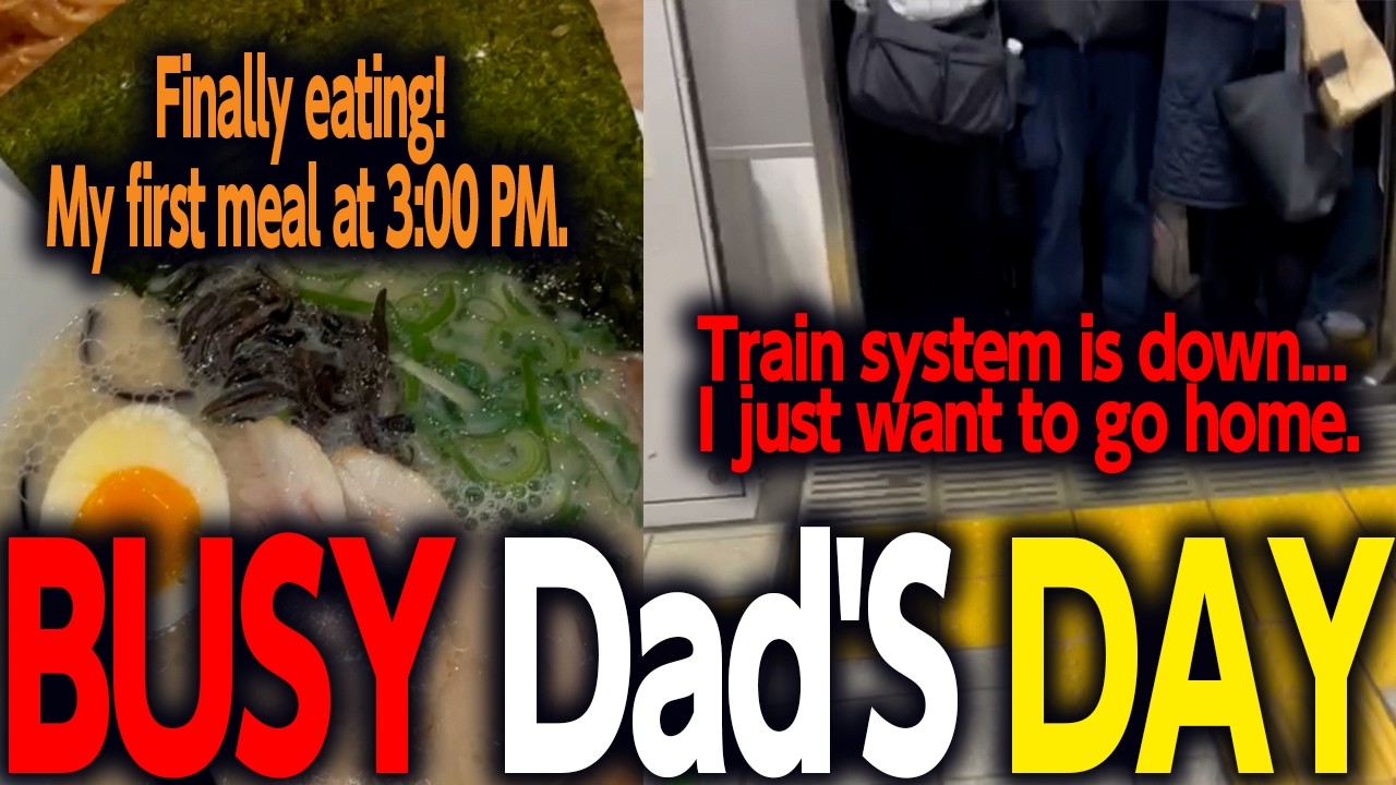 【JAPANESE SALARYMAN DADDY】A Hectic Day of a Japanese SE Dad
