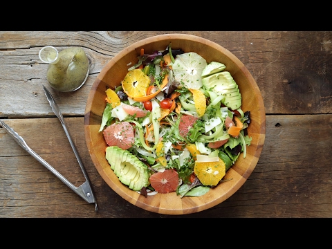 Citrus Salad with Lemon Poppy Seed Vinaigrette