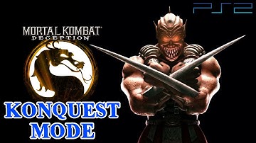 Mortal Kombat Deception (2004) Konquest Mode Playthrough/Walkthrough - No Commentary Playstation 2