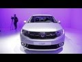 2017 Dacia Logan Facelifted  премьера парижский автосалон 2016 4k (Ultrahd)