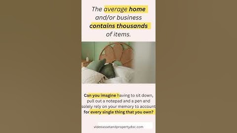 Protect your valuables, assets and property | Video documentation services