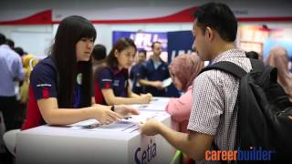 CareerBuilder Mega Career & Study Fair Highlight 2015
