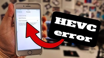 How to reset video to computer if iPhone gives an error / HEVC error