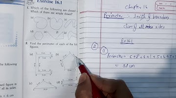 Class 6 Maths || Chapter 16 Perimeter and Area || Exercise 16.1