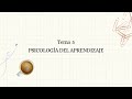 Tema 5 aprendizaje UNED