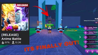 Anime Battle Tycoon Is Finally Out Now Roblox