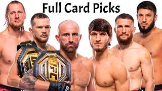 My Full Card Predictions & Breakdown For UFC 333