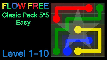 Flow Free | Classic Pack 5*5 | LEVEL 1-10