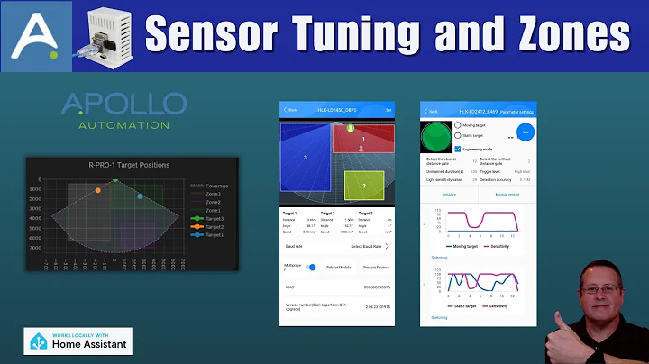 Presence Sensor Zones with the Apollo Automation R-PRO 1 mmWave Radar Sensor