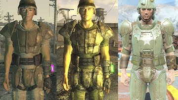 Fallout 3 vs Fallout New Vegas vs Fallout 4 | All Combat armor Comparison