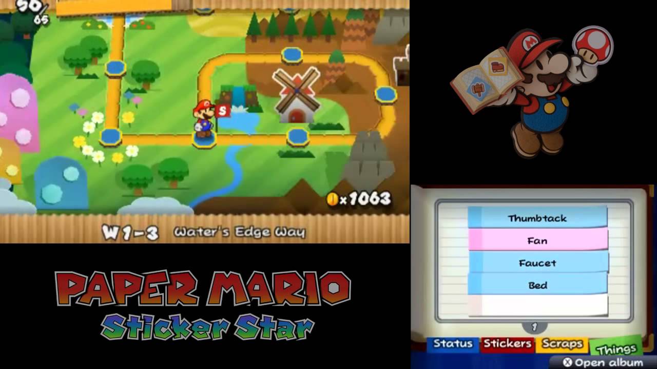 Let's Play Paper Mario Sticker Star Part 21: Secrets Of The Doors - YouTube