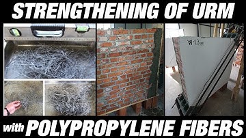 Strengthening of Unreinforced Masonry (URM) using Polypropylene fiber reinforced mortar coating