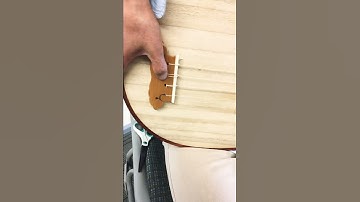 How to string a Pipa, real silk strings. 如何给琵琶安装真丝弦