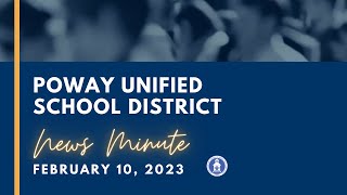 Poway Unified News Minute 02-10-23