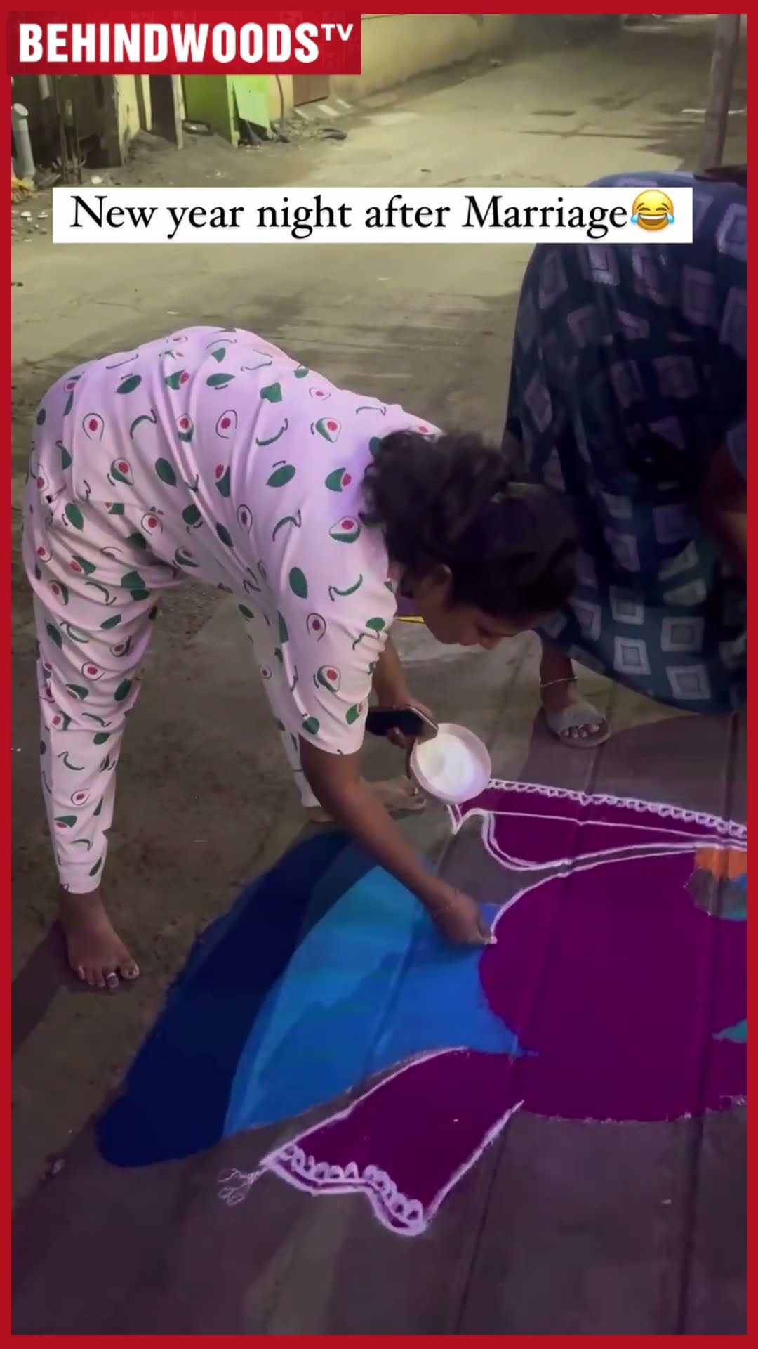 'வாய மூடு இது அந்த கோலமே கிடையாது..' ?  பங்கமாய் கலாய்த்த மனைவி ? Cute Video