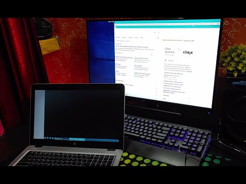 Citrix multiple monitors extend issue fix