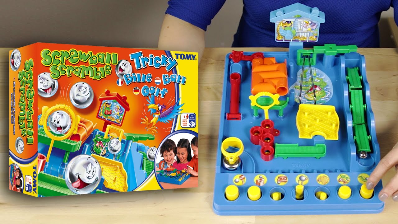 TOMY Screwball Scramble Tor Przeszkód YouTube