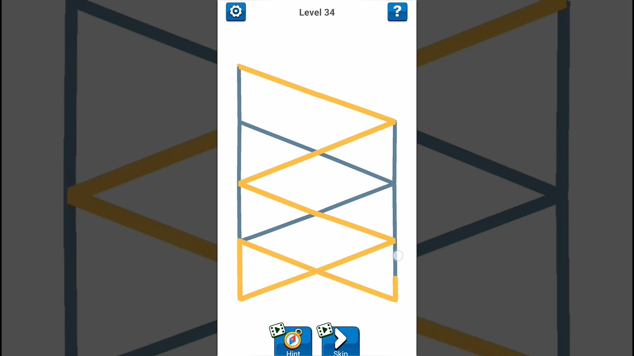 One Line Drawing Puzzle Game Level 34 - 35 Walkthrough |Puzzle Games | 