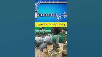 Easy-to-remove Y-type strainer #filter  #machinery  #industry  #pipeline #machine