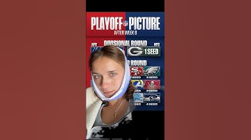 NFL Playoff Picture After Week 8 👀 Who’s your Super Bowl pick? #NFL #Playoffs #shorts #trending