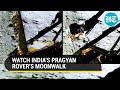 Chandrayaan3 indias pragyan rolls down ramp does moonwalk in style isro releases