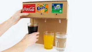 How to Make Coca Cola Soda Fountain Machine with 3 Different Drinks at Home screenshot 2