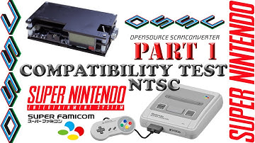 OSSC Compatibility Test with NTSC Super Nintendo Showcase - Part 1 [UHD 4K60]