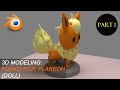 3D Modeling: Flareon [Funko Pop] [Pokémon] - Part 1 of 2