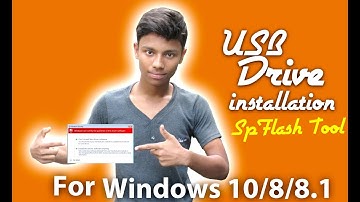 How to install spflashtool (Vcom drive) windows 8/8.1/10