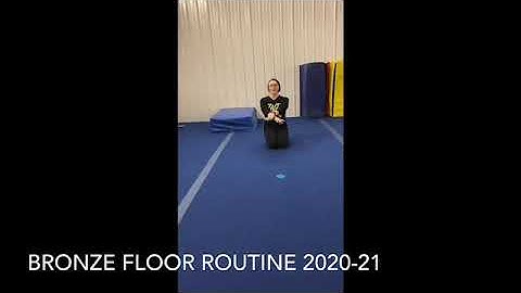 Xcel Bronze Floor & Beam Routine 2020-21
