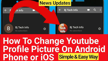 How to Change YouTube Profile Picture on Android Phone or iOS 2020 | YouTube New Updates |