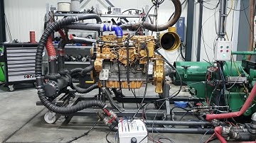 CAT Caterpillar C6.6 Engine overhaul and Testing.