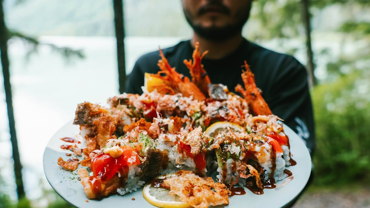 THE ALASKAN DRAGON ROLL   Making Sushi + How We Crossed the Canadian Border In Our Van