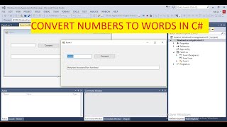 Convert numbers to words in C#