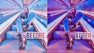 Neon Preset - Lightroom Mobile Presets Free DNG | Neon Night Preset