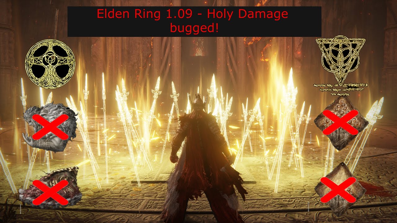 Elden Ring 1.09 Holy Damage bugged in general (PvP) showcase YouTube