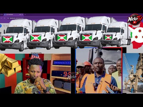 U'Burundi Noneneho Burogoroye !!! Camion 60 ZUBUTARE Bwashowe, Haguzwe Machine Iyungurura Ubutare !!
