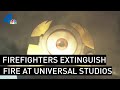 Firefighters extinguish small fire at universal studios lot  nbcla